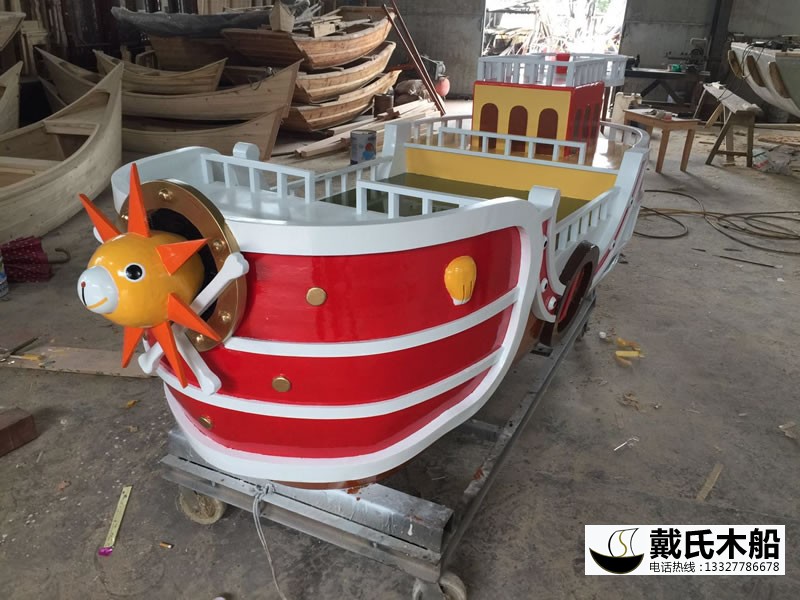 海賊王黃金梅麗號 海盜船 海盜裝飾船 海盜木船廠家